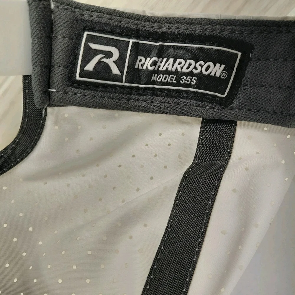 Basketball Dunk‎ Patch White Baseball Hat One Size Backstrap Richardson 355